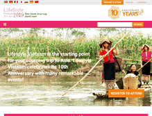 Tablet Screenshot of lifestyle-vietnam.com